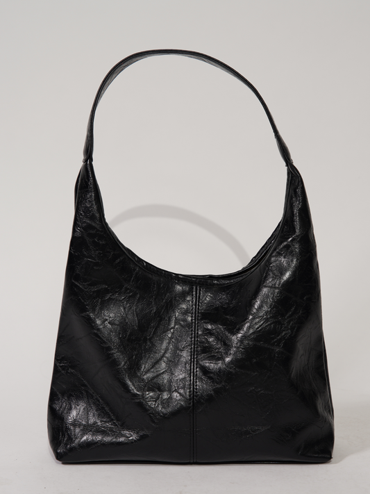 Retro Distressed Leather Tote Bag