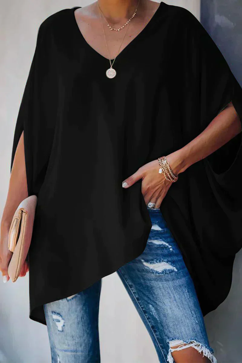 Stylish Oversized Spring Blouse