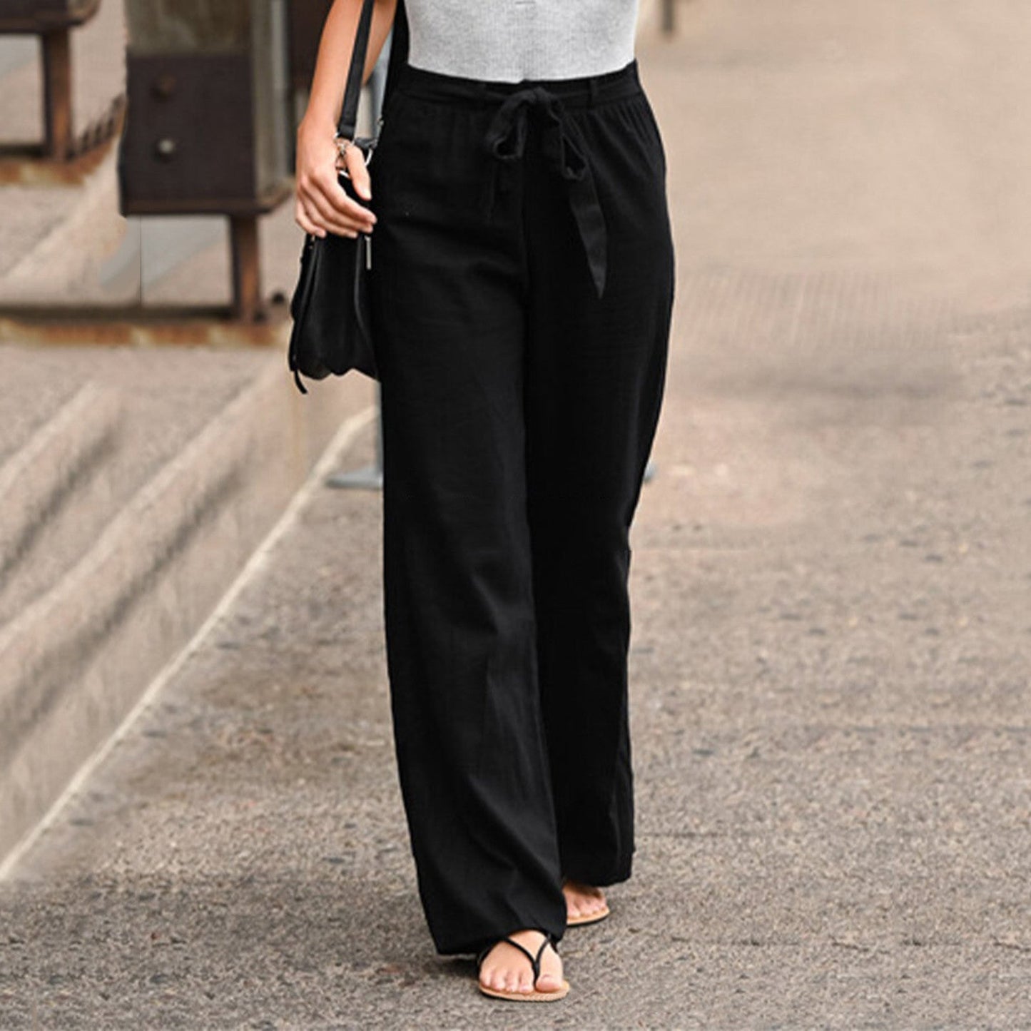 Women's Breezy Linen Trousers