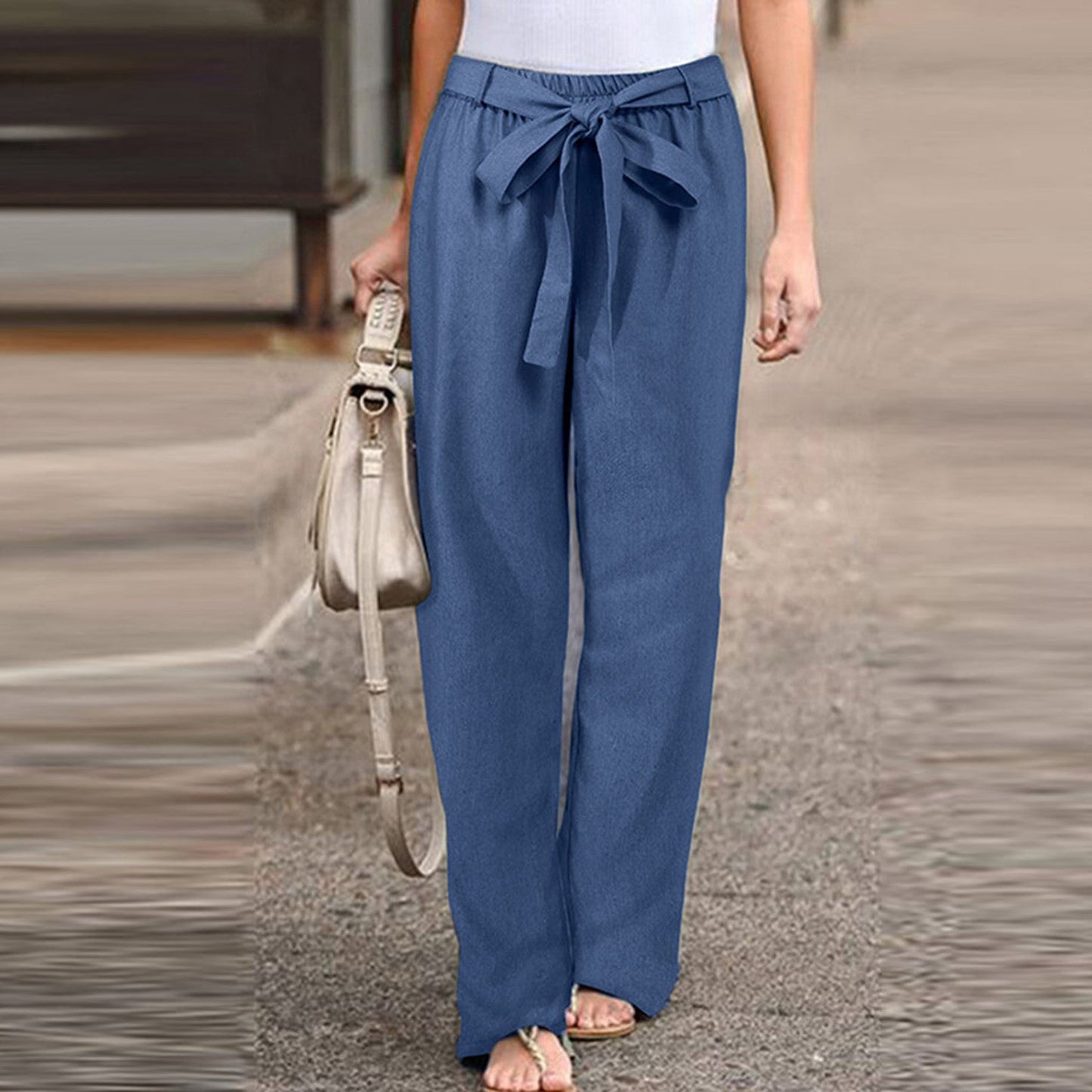 Women's Breezy Linen Trousers