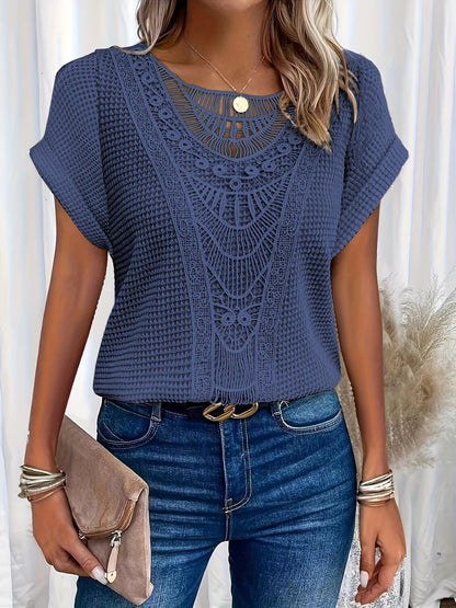 Stylish Lace T-Shirt with Fashionable Details