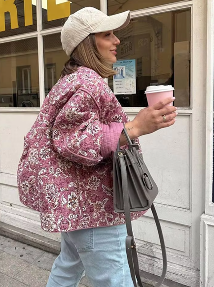 Women's Warm and Comfortable Insulated Jacket for Fall and Winter