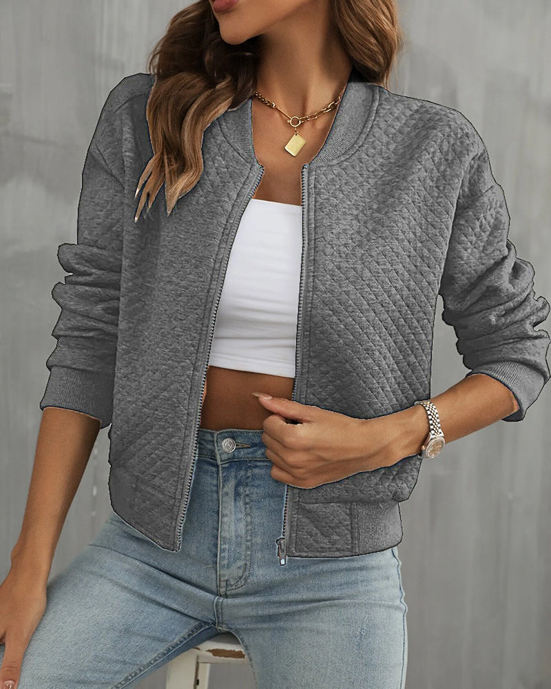 Madilyn Retro Bomber Jacket