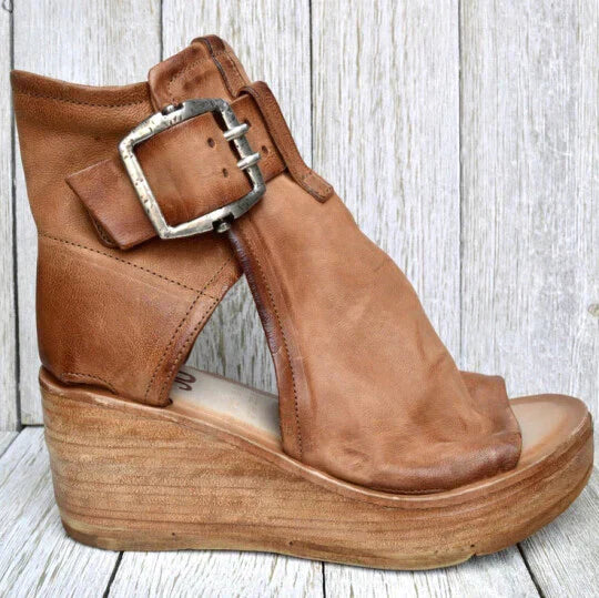 Bohemian-Inspired Women's Wedge Sandals