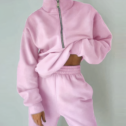 Ira - Comfy Two-Piece Tracksuit Ensemble