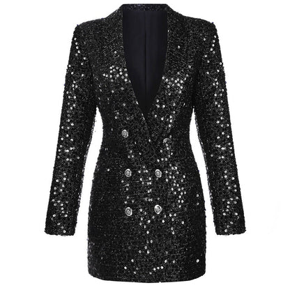 Paulina - Sparkling Blazer Dress
