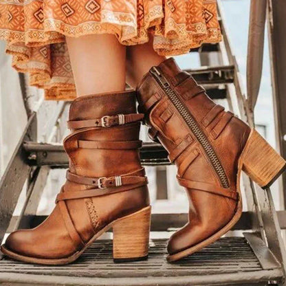 Retro-Style Women's Boots