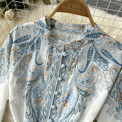 Floral A-Line Dress Featuring a Cinched Waist Detail