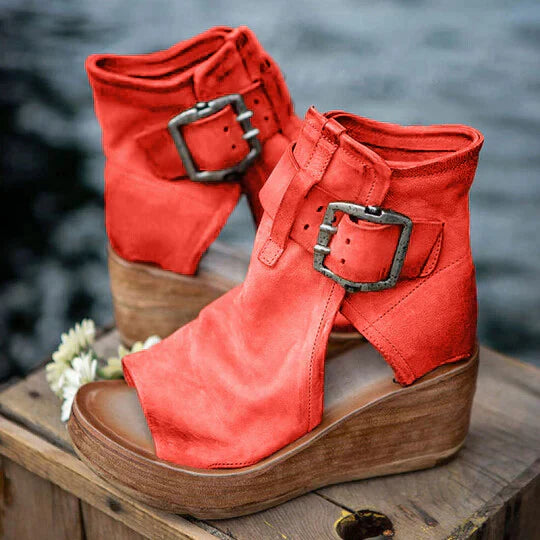 Bohemian-Inspired Women's Wedge Sandals
