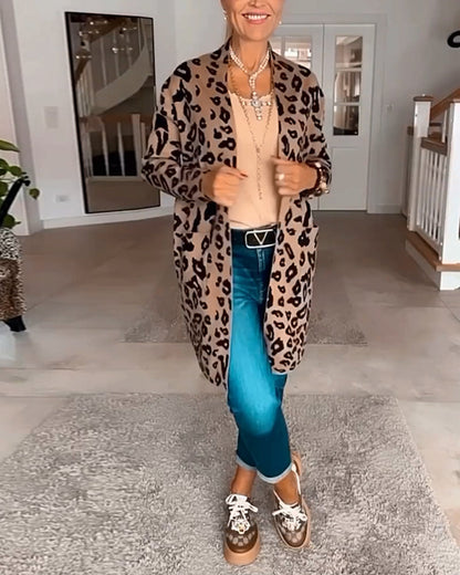Animal Print Leopard Cardigan