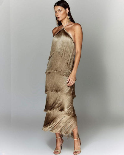 Elegant Fringed Dress for a Stylish Ensemble
