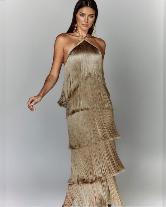 Elegant Fringed Dress for a Stylish Ensemble