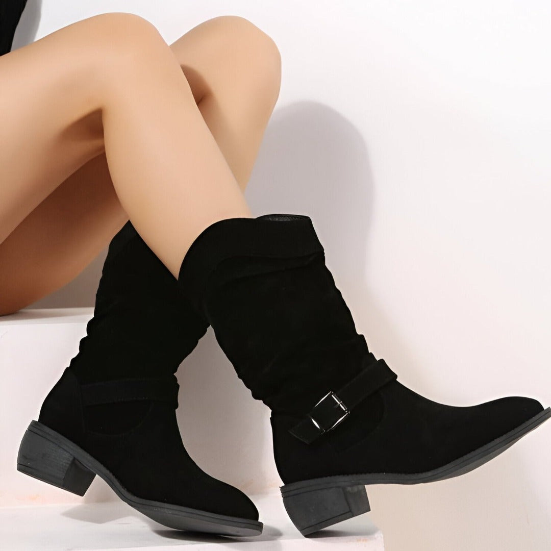 ANNE - Cozy Leisure Boots Featuring a Luxurious Plush Insole